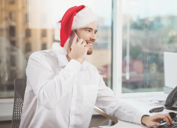 Message d'attente accueil téléphonique téléphonie IP fêtes de fin d'année