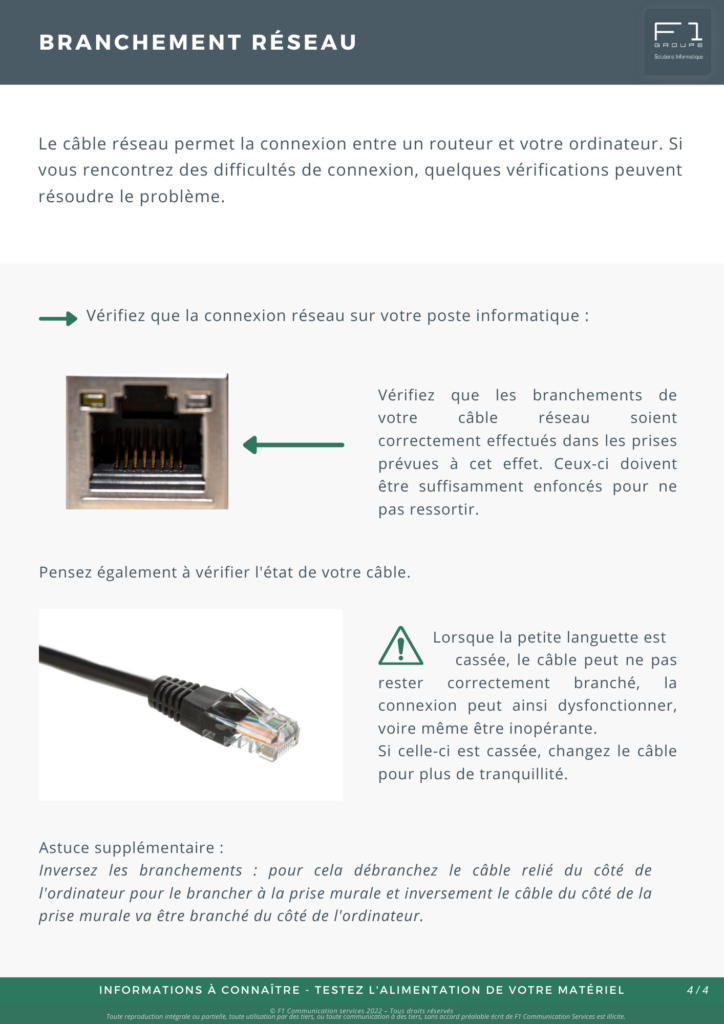 Fiche technique - Testez l'alimentation de votre matériel 4