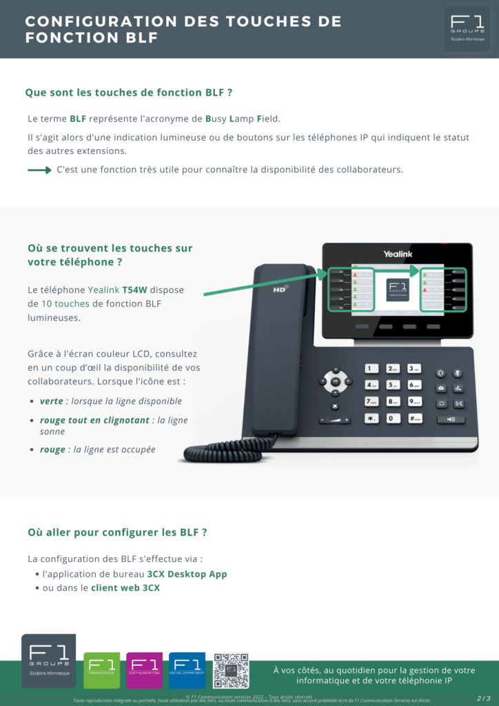 Guide d'utilisation T54W 2