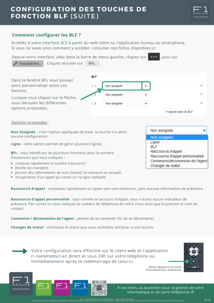 Guide d'utilisation T54W 3