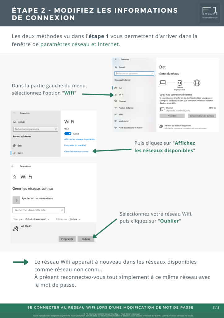 Se connecter au réseau wifi 3