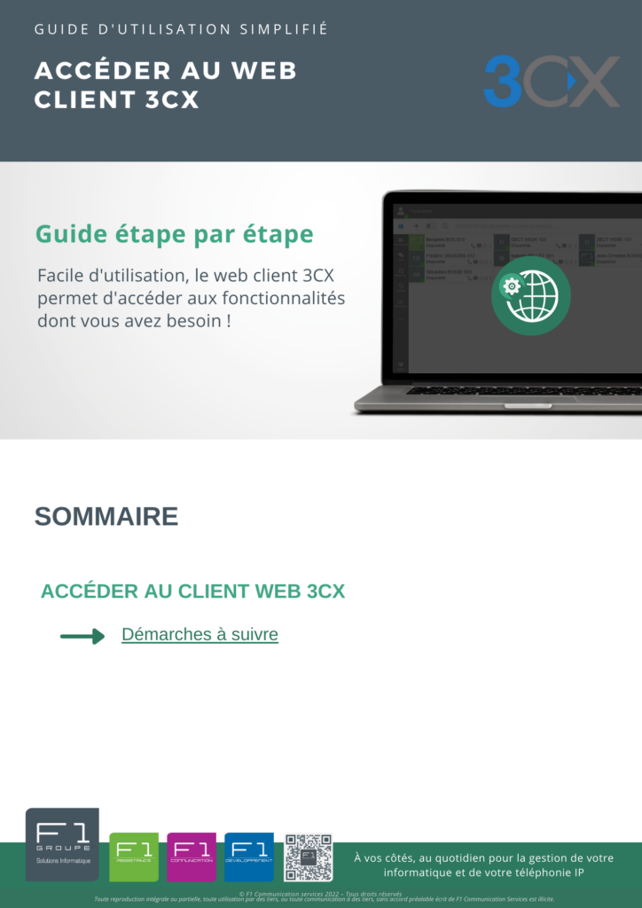 accéder au web client 3CX - 1