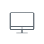 Icône poste informatique